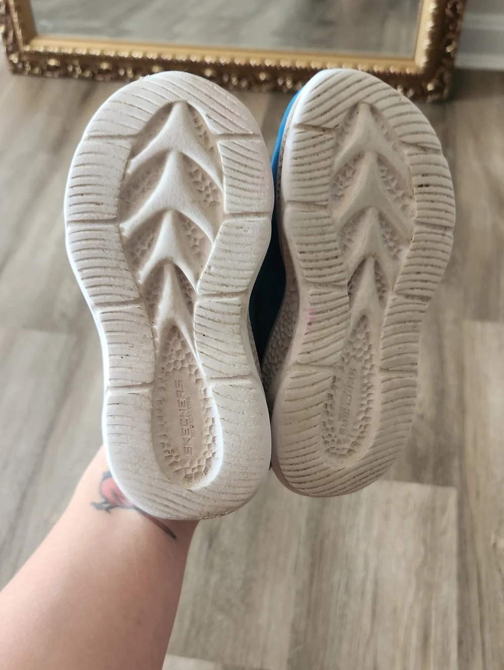 Light Up Blue Sketchers